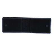 Name Tag Kulit Dua Sisi Double Magnet