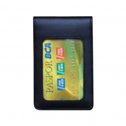 Name Tag Kulit Dua Sisi Double Magnet