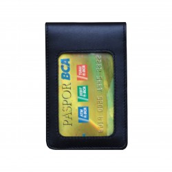 Name Tag Kulit Dua Sisi Double Magnet