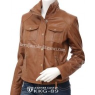 Jaket Kulit Wanita Modern